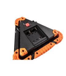 Neo Tools Прожектор на батарейках, треугольный, ААх4, 22x220x45мм, 800лм, 10Вт, 3 функции освещения, белый/красный свет.