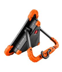 Neo Tools Прожектор на батарейках, треугольный, ААх4, 22x220x45мм, 800лм, 10Вт, 3 функции освещения, белый/красный свет.