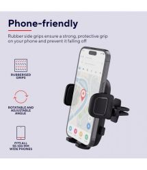 Trust Автомобильный держатель телефона Runo airvent 4-7", черный