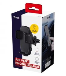 Trust Автомобильный держатель телефона Runo airvent 4-7", черный