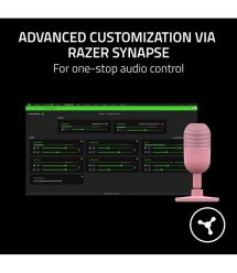Razer Микрофон геймерский Seiren V3 Mini, Omni, USB-A, 1.2м, quartz