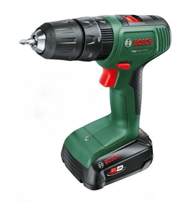 Bosch Шуруповерт-дрель аккумуляторная EasyImpact 18V-40 18В 2х2А·час 20·38Нм 0-430·0-163