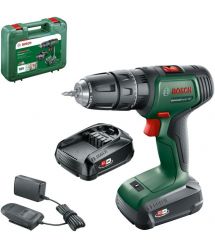 Bosch Шуруповерт-дрель аккумуляторная UniversalImpact 18В 2х1.5А·час 20Нм 0-440·0-1450об·мин кейс ЗП 1.3кг