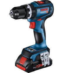 Bosch Шуруповерт-дрель аккумуляторная GSB 18V-90 C 18В 2х4А·час 36·64Нм 0-630·0-2100об·мин 1.2кг