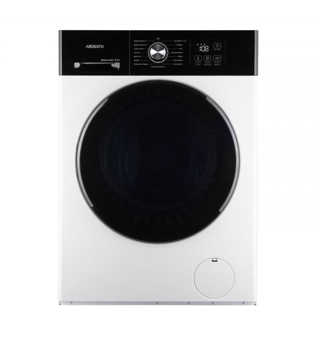 ARDESTO Стиральная машина фронтальная Black Mars, 6кг, 1200, А+++, 46.5см, дисплей, инвертор, белый