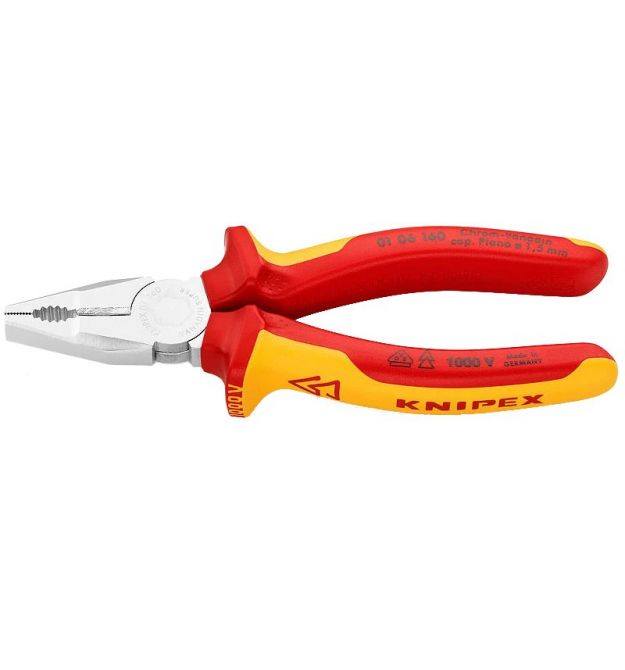 Пассатижи (плоскогубцы) KNIPEX 01 06 160