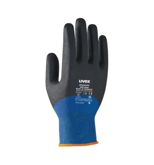 Перчатки защитные Uvex Phynomic wet plus р.9 (6006109)