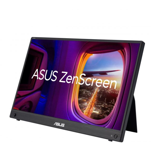 ASUS Монитор портативный 15.6" ZenScreen MB16AHG mHDMI, 2xUSB-C, IPS, 144Hz, 3ms, FreeSync