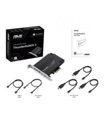 ASUS Плата-адаптер PCIe ThunderboltEX 5 USB Type-C PCIe 4.0 X4 Expansion Card