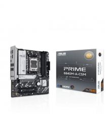 ASUS Материнcкая плата PRIME B840M-A-CSM sAM5 B840 4xDDR5 M.2 HDMI DP WiFi BT mATX CSM