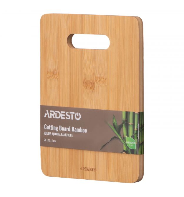 ARDESTO Доска кухонная Midori, 20х15х1см, бамбук