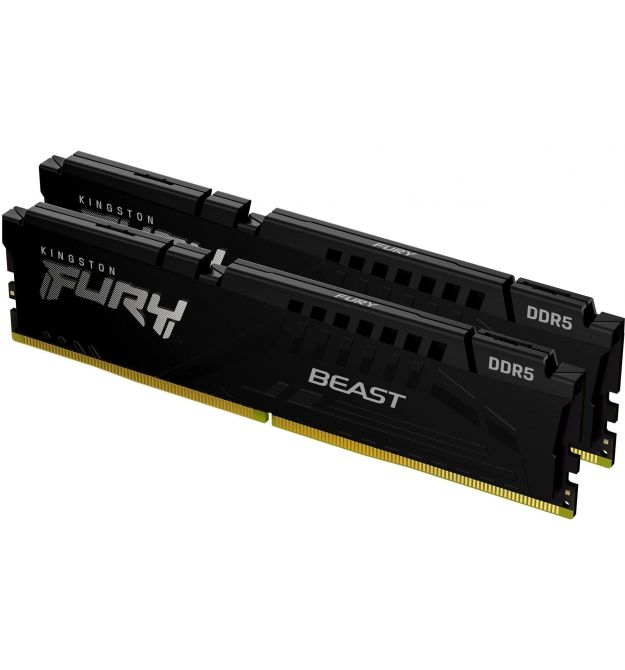 Kingston Память ПК DDR5 64GB KIT (32GBx2) 6000 FURY Beast Black EXPO