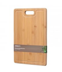 ARDESTO Доска кухонная с желобом Midori, 40х30х1.5см, бамбук