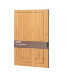 ARDESTO Доска кухонная с желобом Midori, 33х22х1.5см, бамбук
