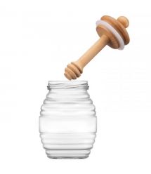 ARDESTO Медовница Midori 8.3х14.2см, бамбук, стекло