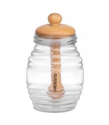 ARDESTO Медовница Midori 8.3х14.2см, бамбук, стекло