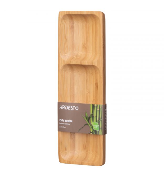 ARDESTO Менажница Midori, 26х10х2см, бамбук