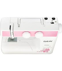 Janome Швейная машина iSEW C25, электромех., 62Вт, 25 шв.оп., петля полуавтомат, белый + розовый