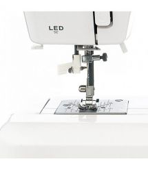 Janome Швейная машина iSEW C25, электромех., 62Вт, 25 шв.оп., петля полуавтомат, белый + розовый