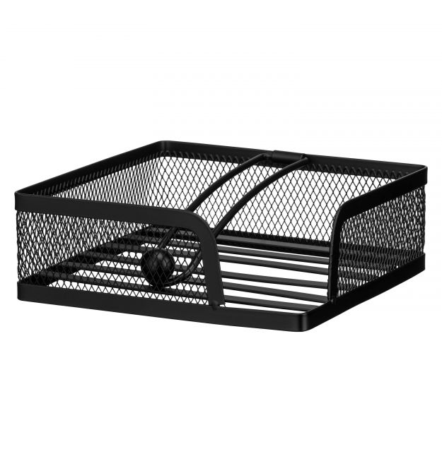 ARDESTO Салфетница Midori 18.4х18.2х5.7см, металл, черный