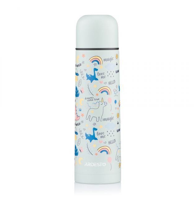 ARDESTO Термос Magic 500мл, нержавеющая сталь, серый