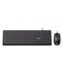 2E Комплект клавиатура и мышь MK405 USB-A, EN/UK/RU, чёрный
