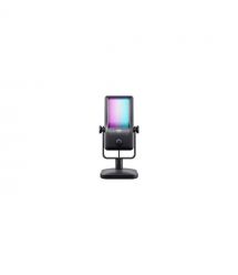 Cherry Xtrfy Микрофон гейминговый NGALE R, Cardioid, USB-A, 2м, RGB, черный