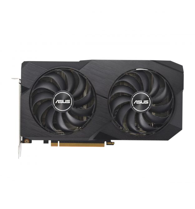 ASUS Видеокарта Radeon RX 7600 8GB GDDR6 DUAL OC EVO DUAL-RX7600-O8G-EVO