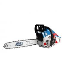 ZENIT Пила цепная бензиновая БПЛ-52/2600 профи 45см 52см3 5.8кг