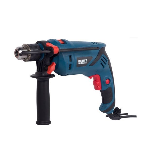 ZENIT Дрель ударная ЗДП-1200 Профи 1200Вт зубчатый патрон 16мм 0-2750об·мин 2.6кг
