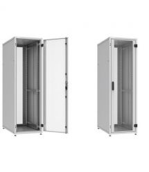 ZPAS Шкаф 19", 18U, SZB IT, одностворчатые передние и задние перфорированные двери, 600x800 мм, максимально 1000кг, черный