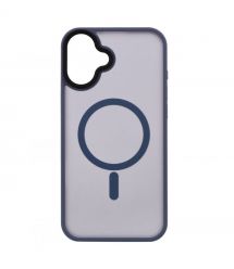 2E Чехол Basic для iPhone 16 Plus, Soft Touch MagSafe Cover, синий светлый