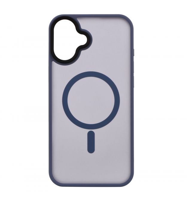 2E Чехол Basic для iPhone 16 Plus, Soft Touch MagSafe Cover, синий светлый