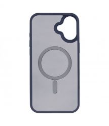 2E Чехол Basic для iPhone 16 Plus, Soft Touch MagSafe Cover, синий темный