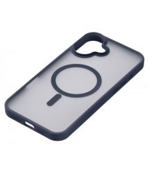 2E Чехол Basic для iPhone 16 Plus, Soft Touch MagSafe Cover, синий темный