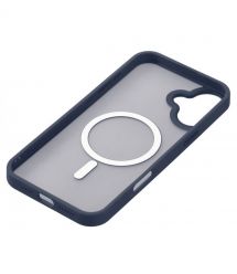 2E Чехол Basic для iPhone 16 Plus, Soft Touch MagSafe Cover, синий темный