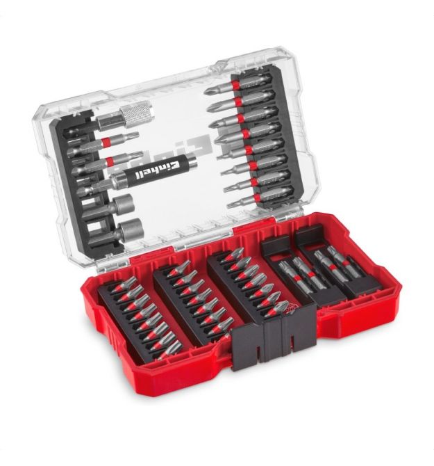 Einhell Биты, набор 42шт, HEX, PH, PZ, Torx, 50мм, кейс