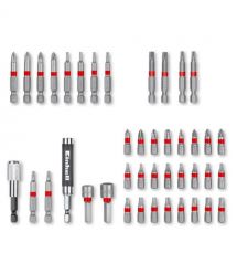 Einhell Биты, набор 42шт, HEX, PH, PZ, Torx, 50мм, кейс