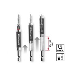 Einhell Биты, набор 42шт, HEX, PH, PZ, Torx, 50мм, кейс