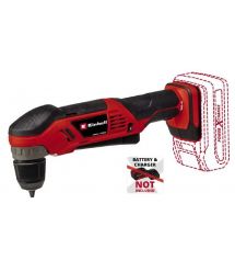Einhell Дрель угловая аккумуляторная TE-AD 18 Li - Solo PXC 18В 1100 об/мин 45Нм патрон 10мм 1.22кг без АКБ и ЗП