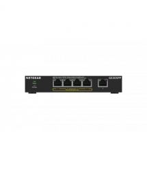 NETGEAR Коммутатор GS305PP 5xGE (4xPoE), 83Вт, Неуправляемый