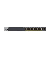 NETGEAR Коммутатор GS728TP 24xGE PoE, 4xSFP, 190Вт, Управляемый L2