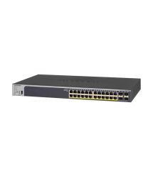 NETGEAR Коммутатор GS728TP 24xGE PoE, 4xSFP, 190Вт, Управляемый L2