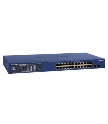 NETGEAR Коммутатор GS724TP 24xGE PoE, 2xSFP, 190Вт, Управляемый L2