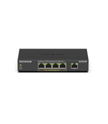 NETGEAR Коммутатор GS305Pv2 4xGE PoE+ (63Вт), 1xGE, неуправляемый