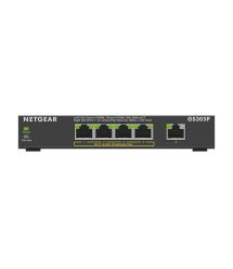 NETGEAR Коммутатор GS305Pv2 4xGE PoE+ (63Вт), 1xGE, неуправляемый
