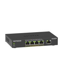 NETGEAR Коммутатор GS305Pv2 4xGE PoE+ (63Вт), 1xGE, неуправляемый