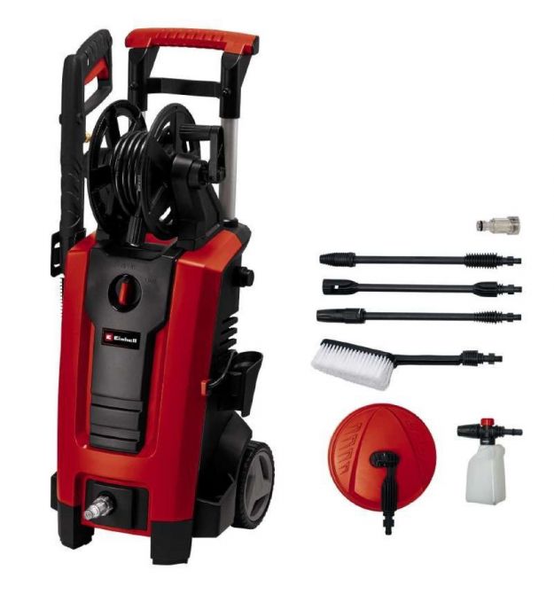 Einhell Минимойка высокого давления TE-HP 140, 1900Вт, 140бар, 420л/час, шланг 5м, 11.5кг