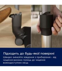 Electrolux Пылесос беспроводный, конт пыль -0.5л, автон. раб. до 50мин, вес-2.49кг, НЕРА12, 2 насадки, зеленый