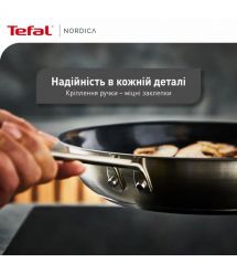 Tefal Сковорода Nordica, 20см, нержавеющая сталь